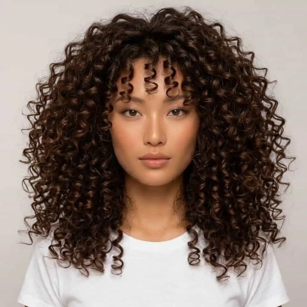 Hair style Spiral Perm